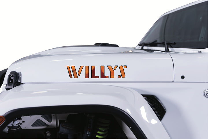 Willys Hood Lettering Textured - Dune