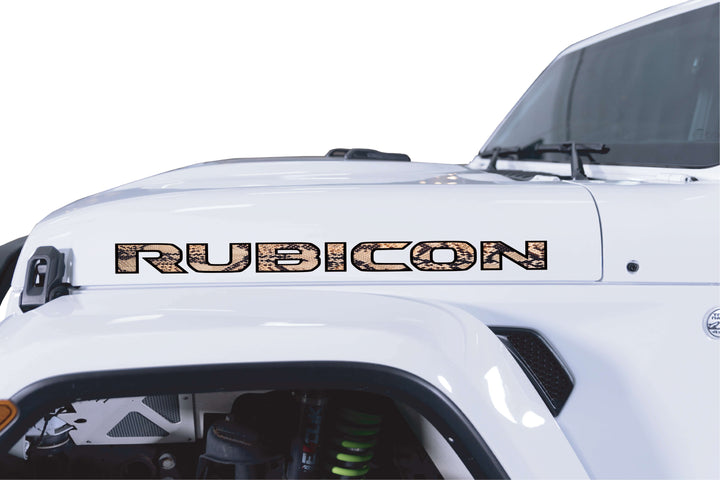 Rubicon Hood Lettering Textured - Snake Skin