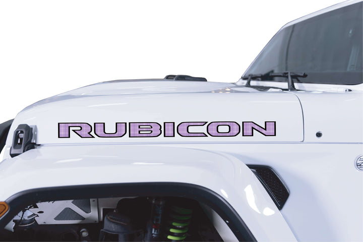 Rubicon Stickers Retro Purple Plaid