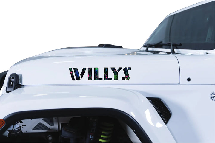 Willys Hood Lettering Textured - Graffiti