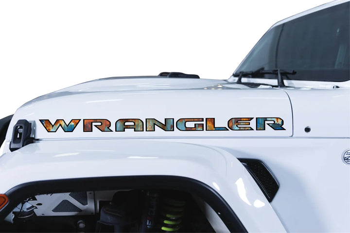 Wrangler Hood Lettering Textured - Patina