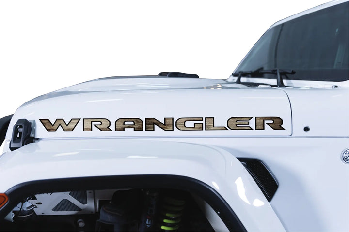 Wrangler Hood Lettering Textured - Wood Palette