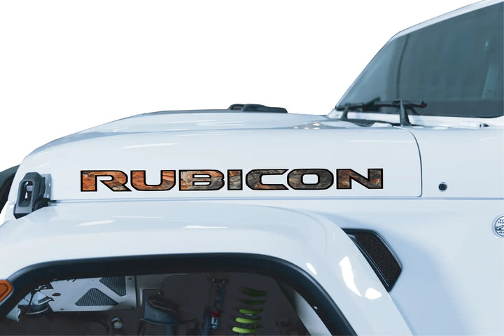 Rubicon Hood Lettering Textured - Bark