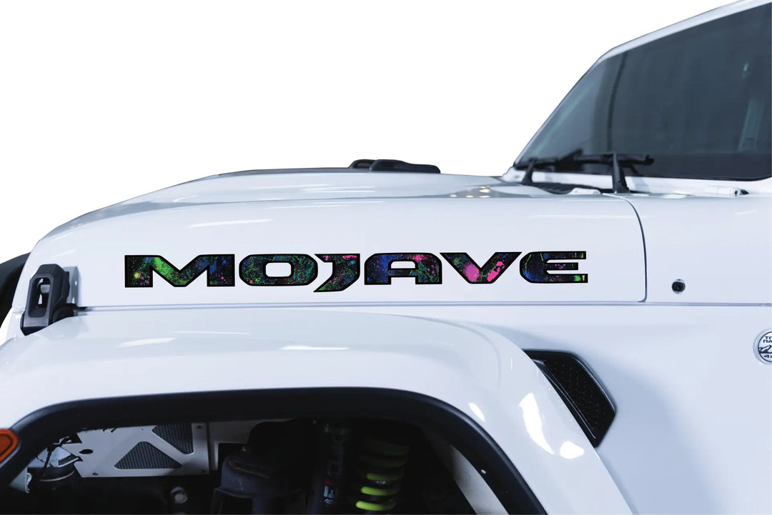 Mojave Hood Lettering Textured - Graffiti