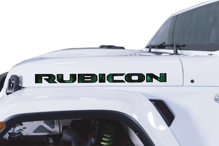 Rubicon Hood Lettering Textured - Palm