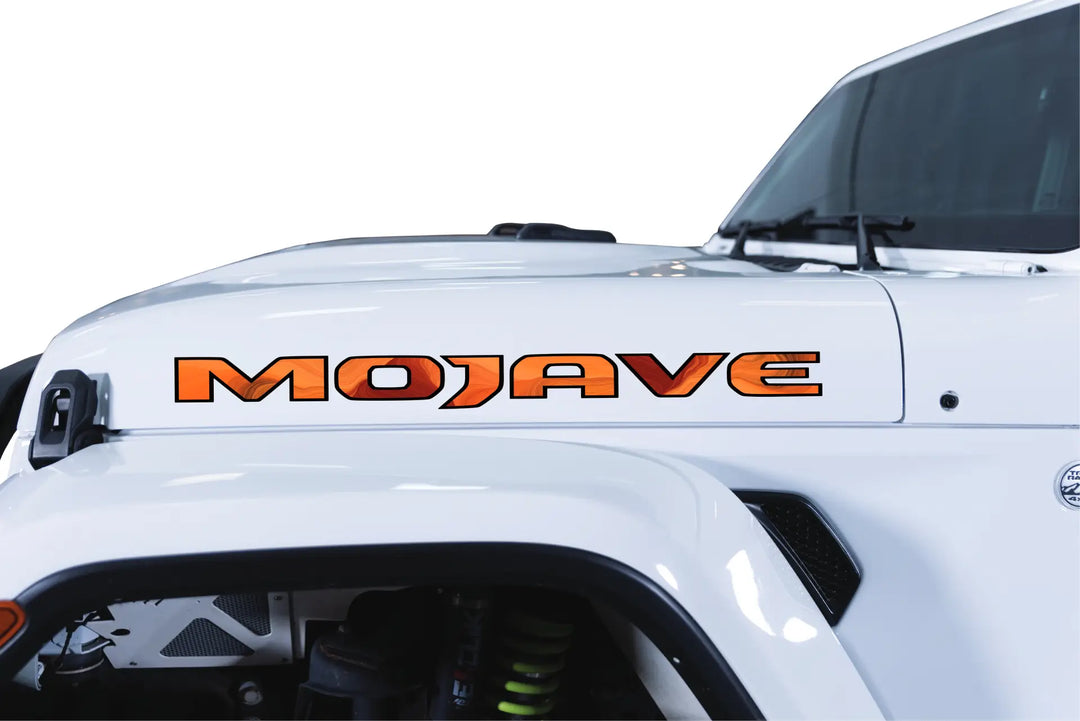 Mojave Hood Lettering Textured - Dune