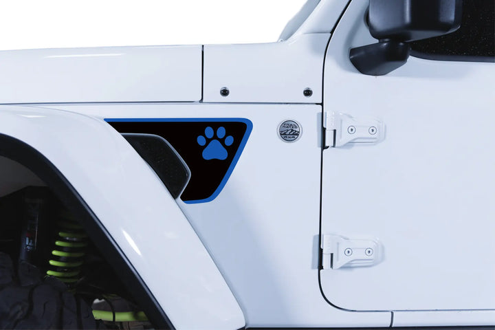 Paw Print Fender Insert - Rubicon/Mojave