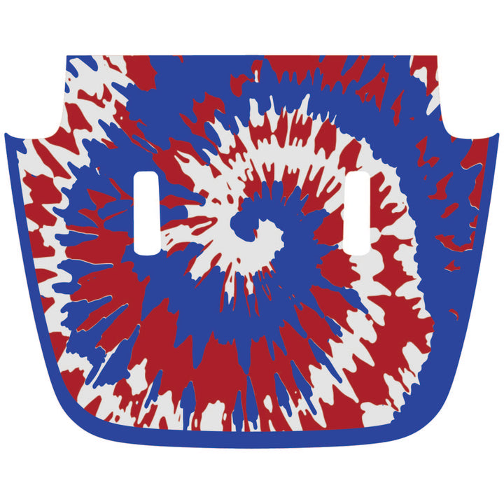 Red, White and Blue Tie Dye - Sport/Sahara/Overland/Willys Hood Graphic