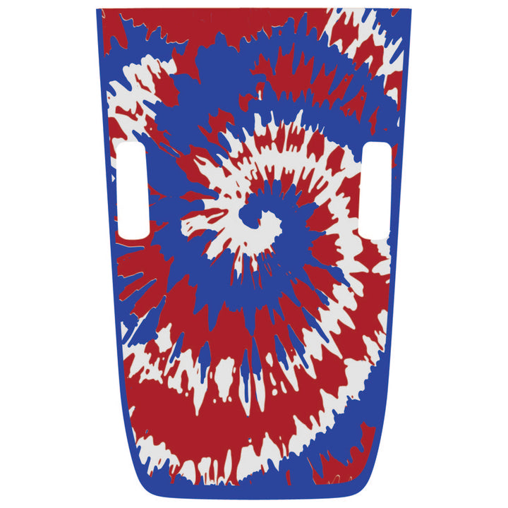 Red, White and Blue Tie Dye Hood Graphic