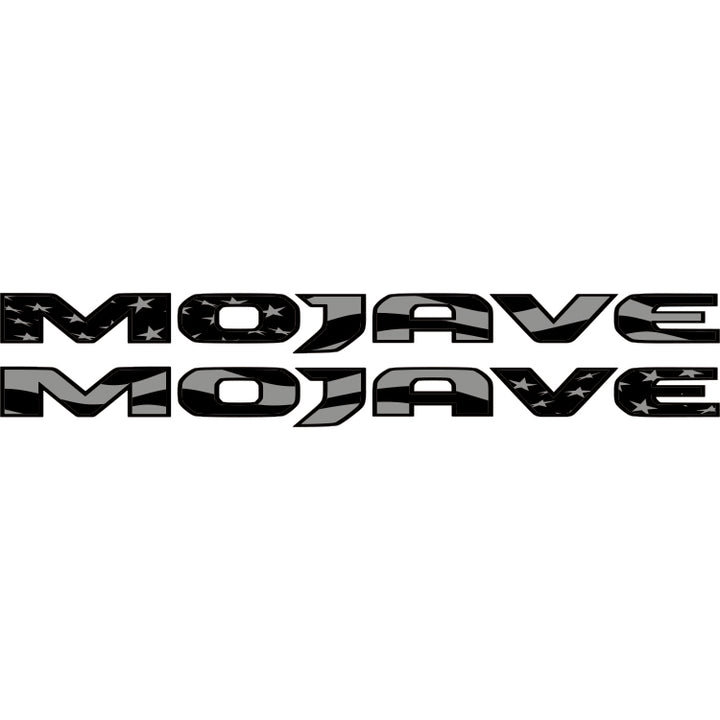 Mojave Hood Lettering - Subdued American Flag