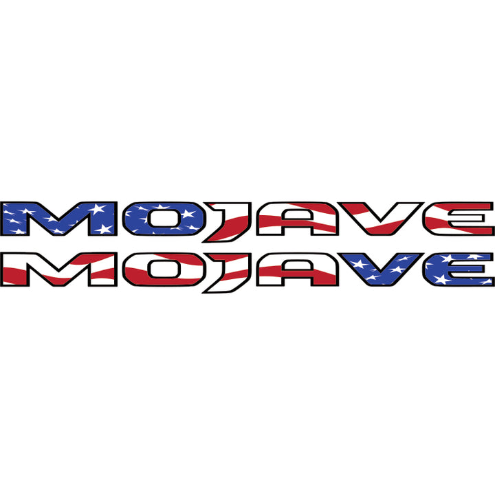 Mojave Hood Lettering - American Flag