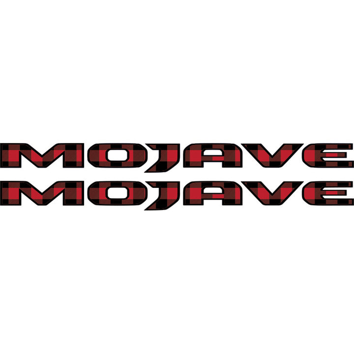 Mojave Hood Lettering Red and Black Plaid