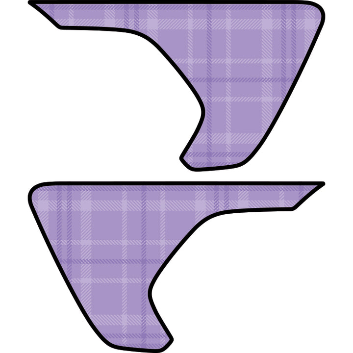 Rubicon Mojave Fender Inserts Purple Plaid