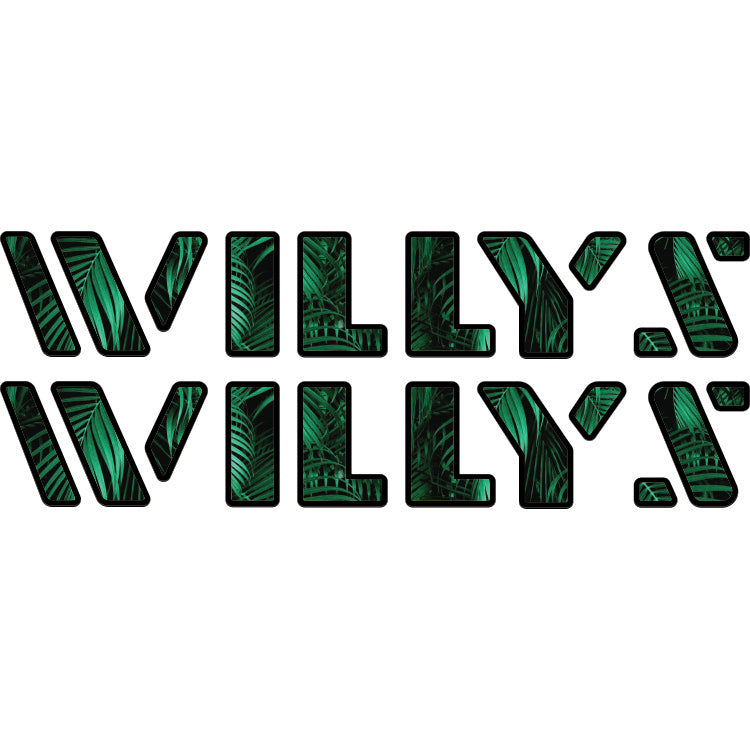 Willys Hood Lettering Textured - Palm