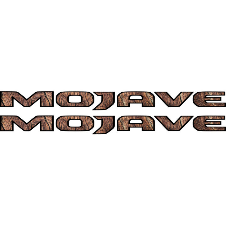 Mojave Hood Lettering Textured - Wood