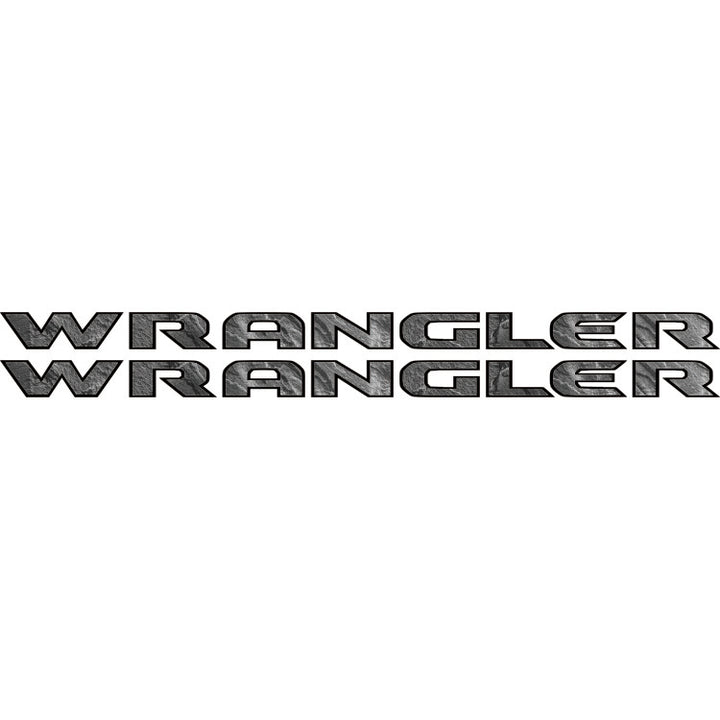 Wrangler Hood Lettering Textured - Stone