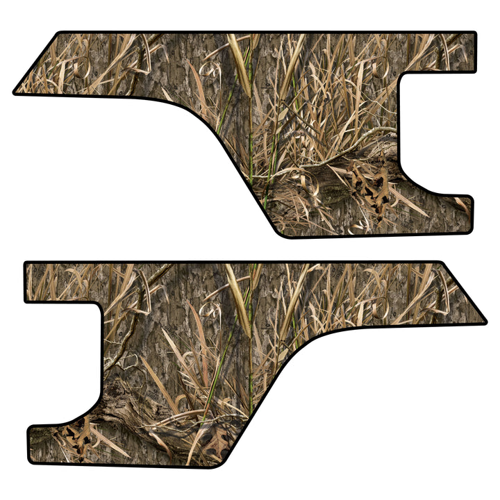 gladiator side decals - mossy oak shadow grass habitat