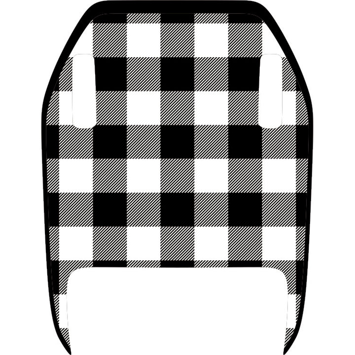 Mojave Hood Graphic - Black and White Plaid