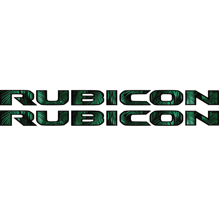 Rubicon Hood Lettering Textured - Palm