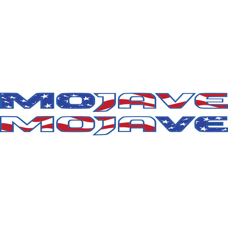 Mojave Hood Lettering - American Flag