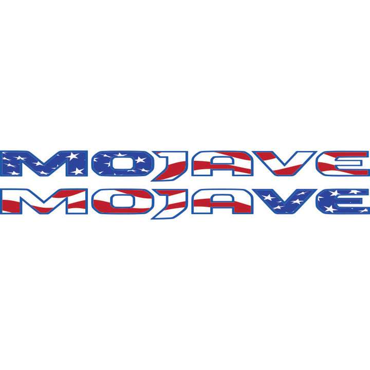 Mojave Hood Lettering - American Flag