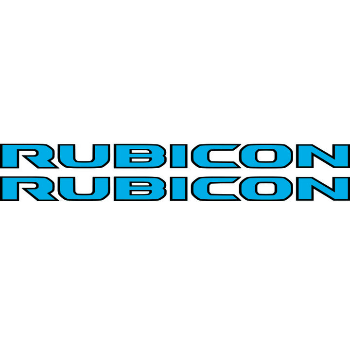 Rubicon Hood Lettering - Colored (Black Outline)