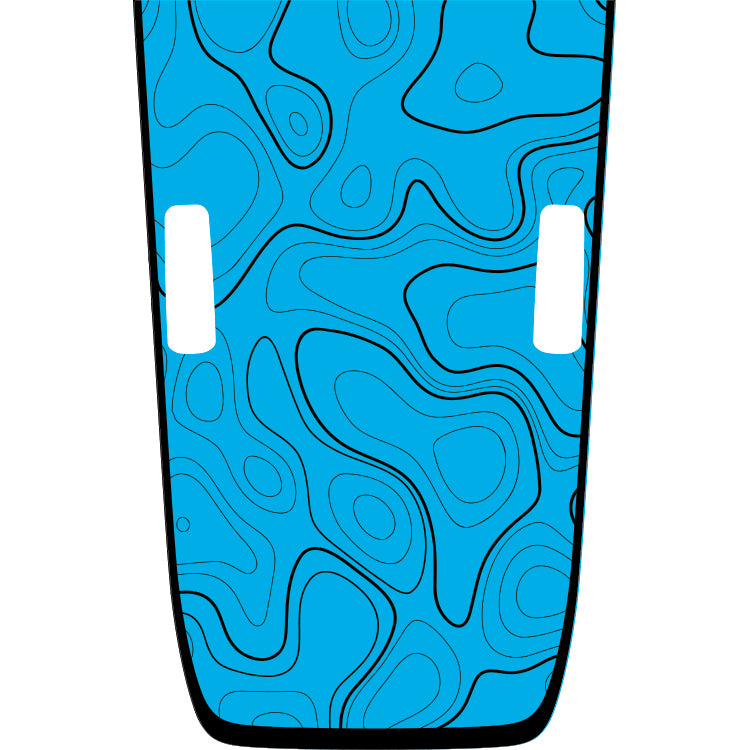 Rubicon Hood Graphic - Topography (Color Background)