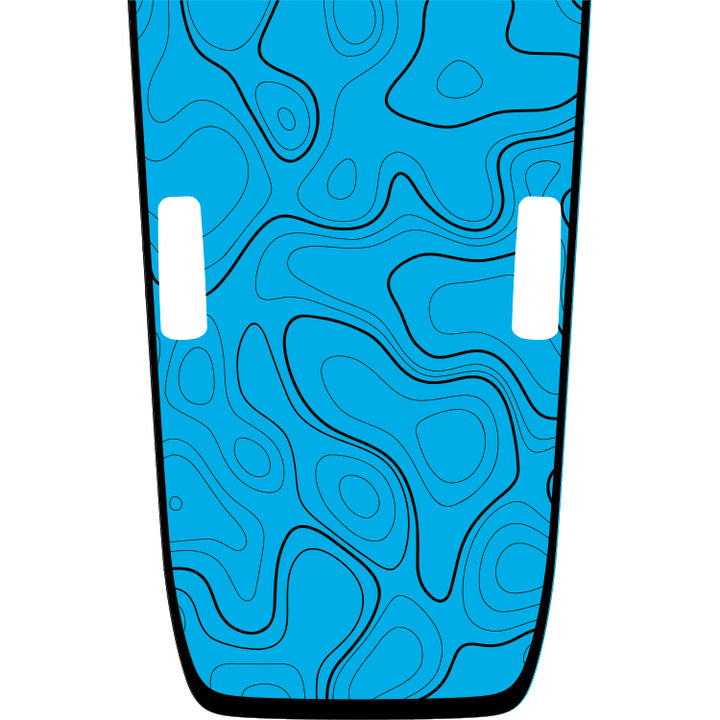 Rubicon Hood Graphic - Topography (Color Background)