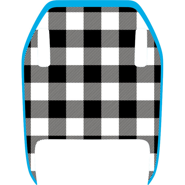 Mojave Hood Graphic - Black and White Plaid