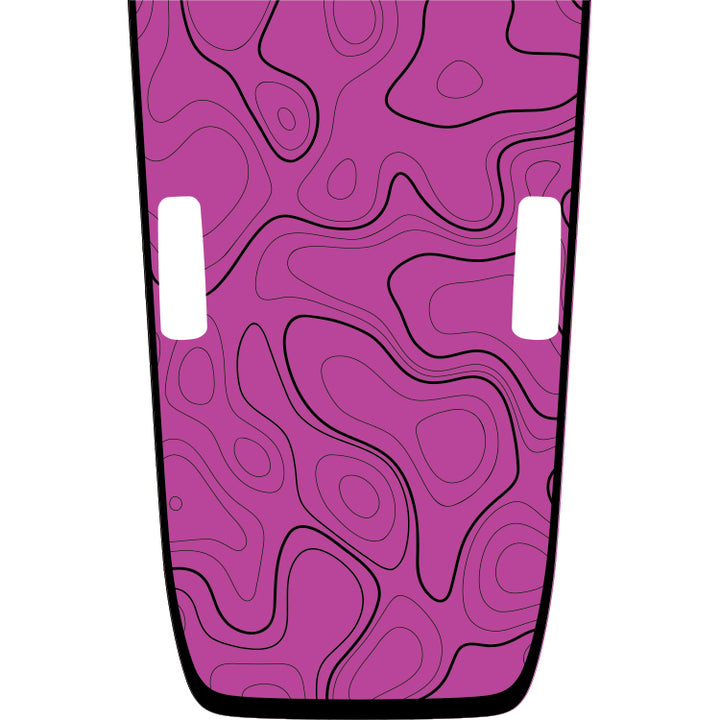 Rubicon Hood Graphic - Topography (Color Background)