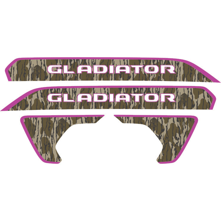 Gladiator Hood Lettering and Fender Insert Package - Mossy Oak Bottomland