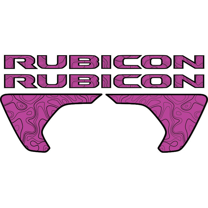 Rubicon Kit - Topography with Black Outline