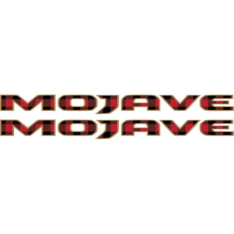 Mojave Hood Lettering Red and Black Plaid