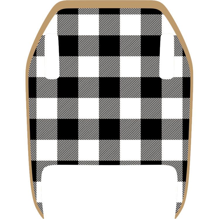 Mojave Hood Graphic - Black and White Plaid