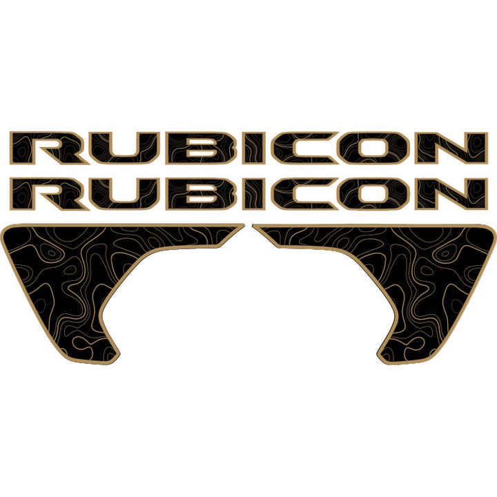 Rubicon Kit - Topography with Colored Outline