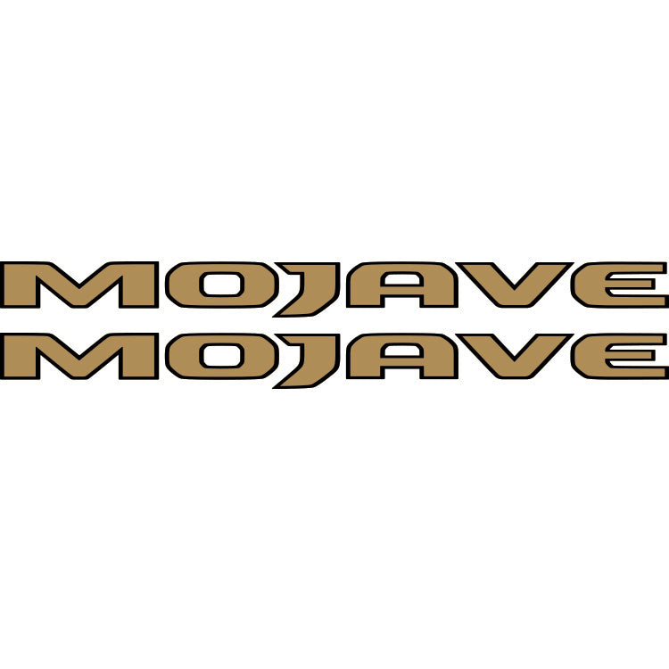 Mojave Hood Lettering - Colored