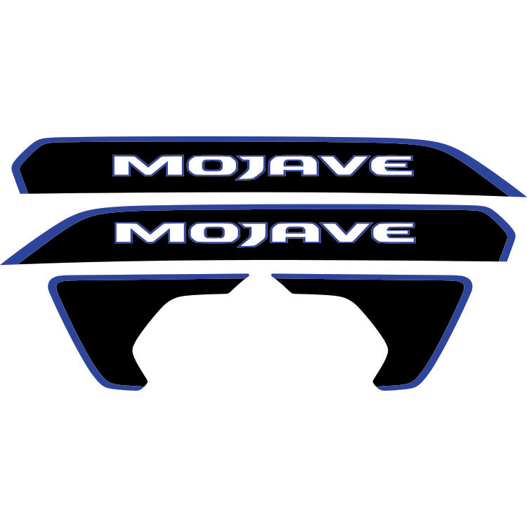 Mojave Hood Lettering and Fender Insert Package - Colored Outline