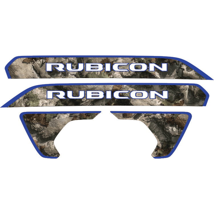 Rubicon Hood Lettering and Fender Insert Package - Mossy Oak Elements Terra