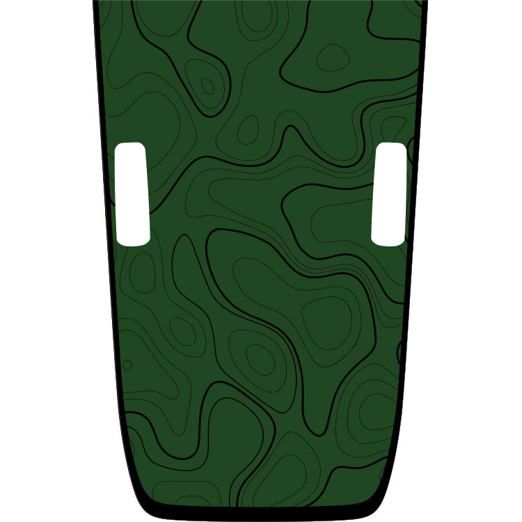 Rubicon Hood Graphic - Topography (Color Background)