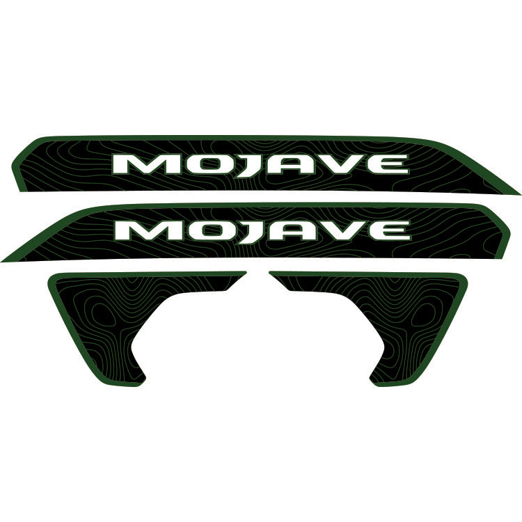 Mojave Hood Lettering and Fender Insert Package - Topography with Colored Outline