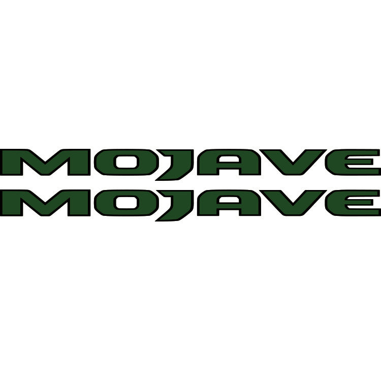 Mojave Hood Lettering - Colored