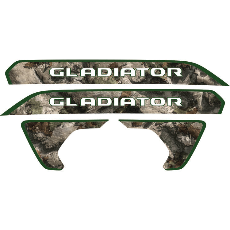 Gladiator Hood Lettering and Fender Insert Package - Mossy Oak Elements Terra