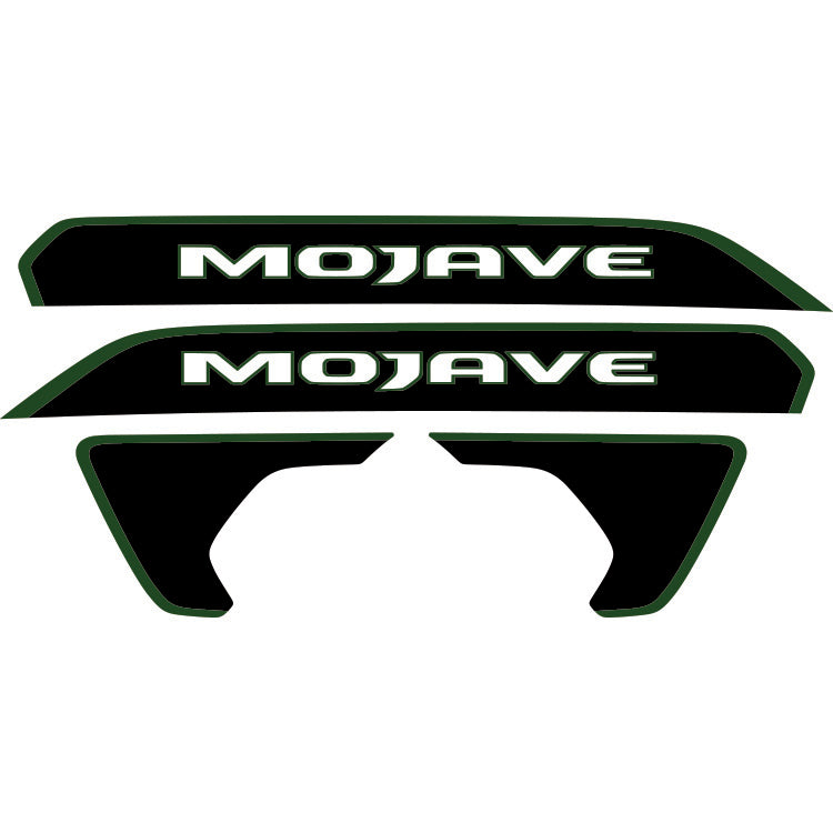 Mojave Hood Lettering and Fender Insert Package - Colored Outline