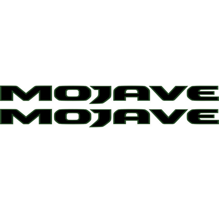 Mojave Hood Lettering - Colored Outline