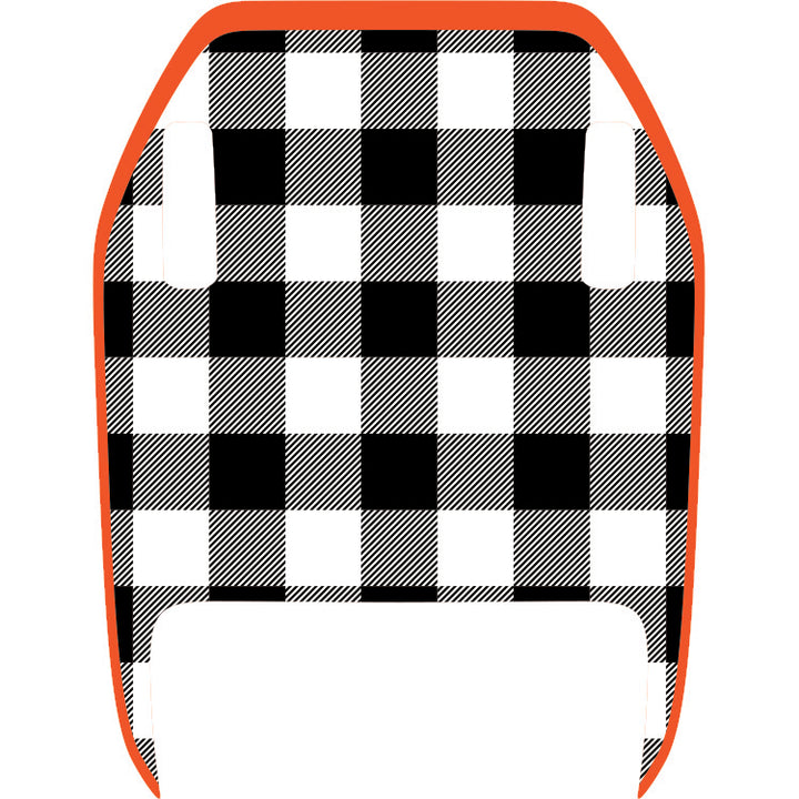 Mojave Hood Graphic - Black and White Plaid