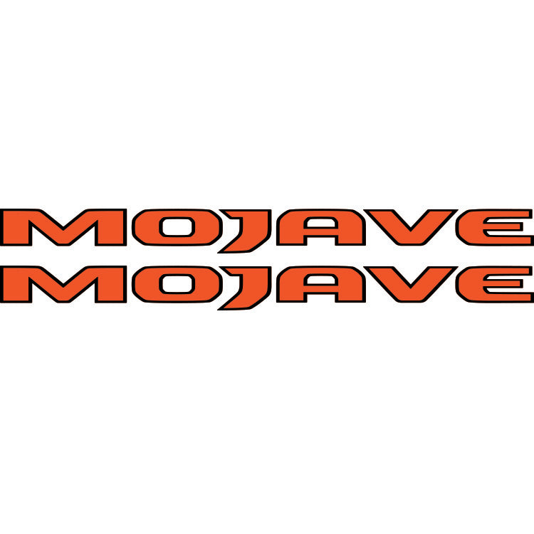 Mojave Hood Lettering - Colored