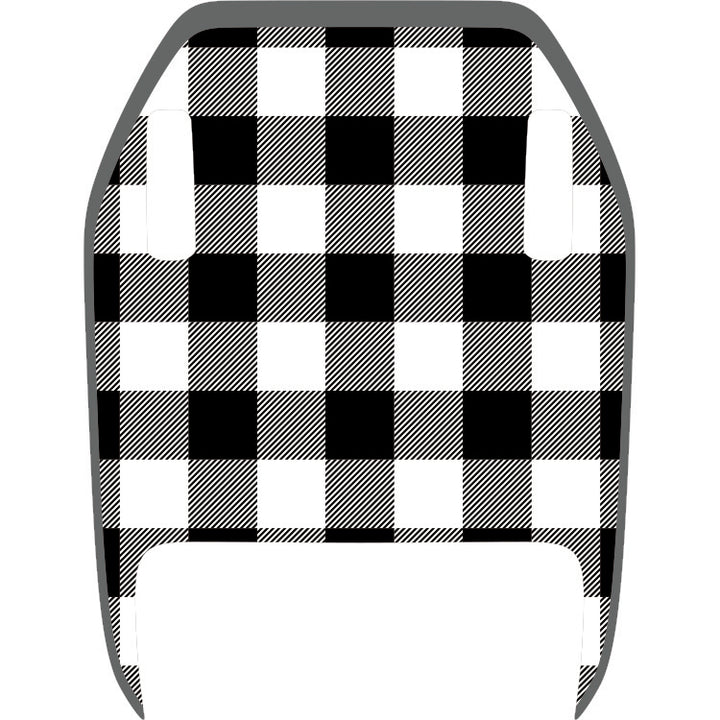 Mojave Hood Graphic - Black and White Plaid