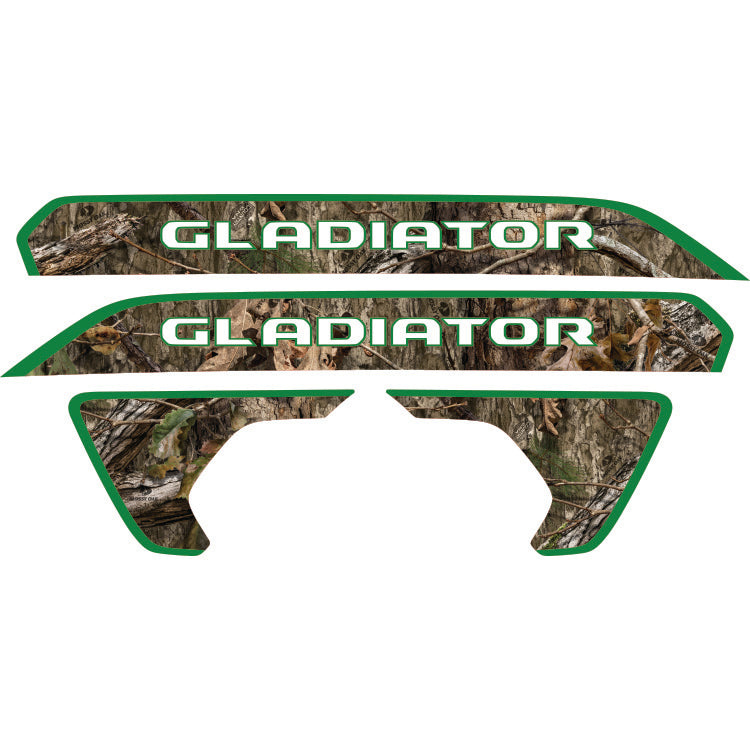 Gladiator Hood Lettering and Fender Insert Package - Mossy Oak Country DNA