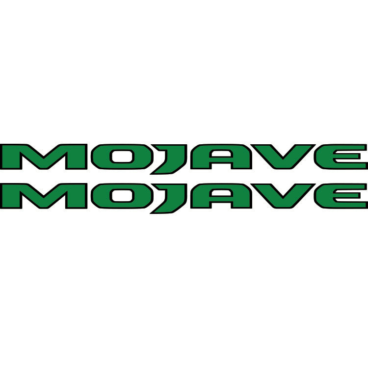 Mojave Hood Lettering - Colored