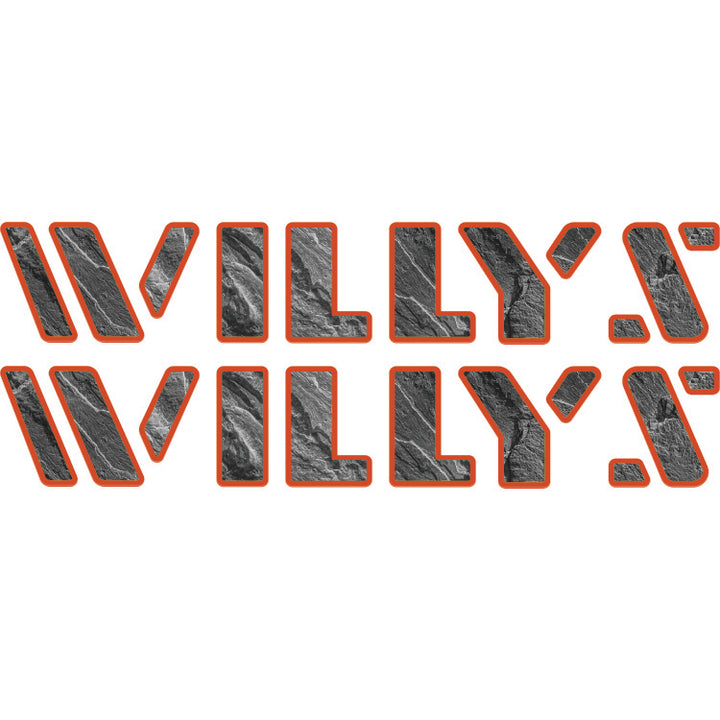 Willys Hood Lettering Textured - Stone